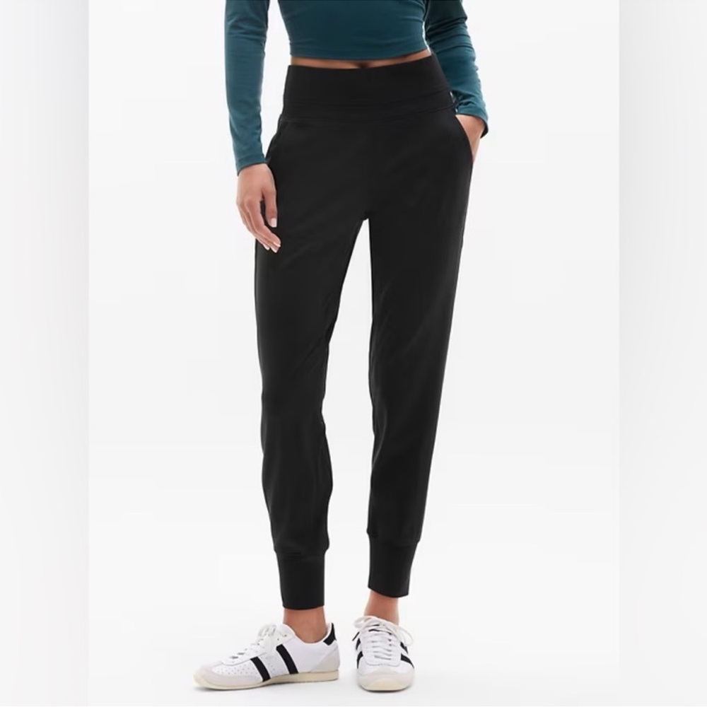 ATHLETA Venice High Rise Jogger Black Sweatpants Medium 597888